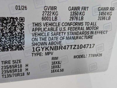 2026 Cadillac XT5 Luxury