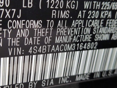 2021 Subaru Outback NA