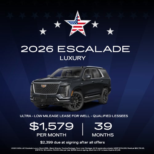 2026 CADILLAC ESCALADE LUXURY